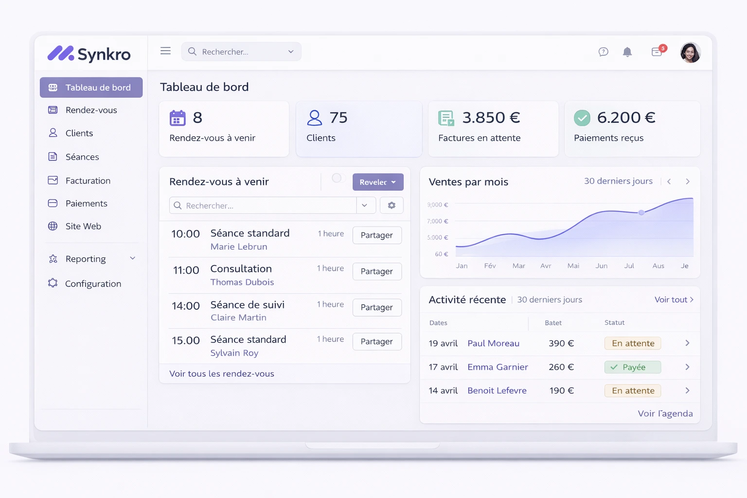 Dashboard Odoo
